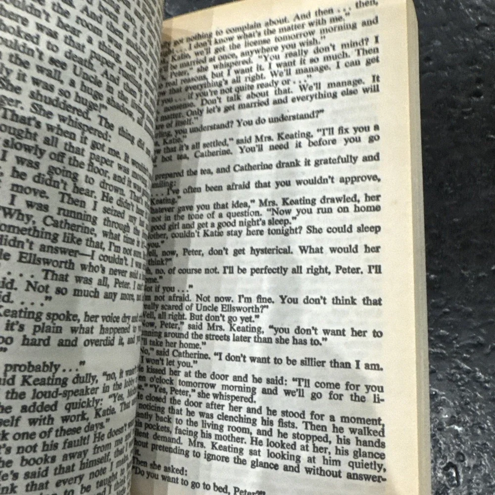 Ayn Rand the Fountainhead 50th Anniversary Edition 1993